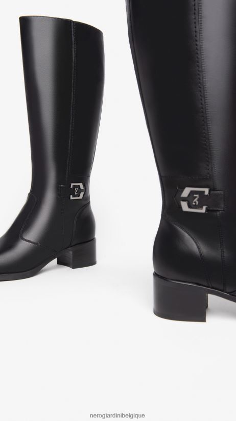 chaussure être NeroGiardini femmes art. bottes en cuir i308800d noir F2F08N237