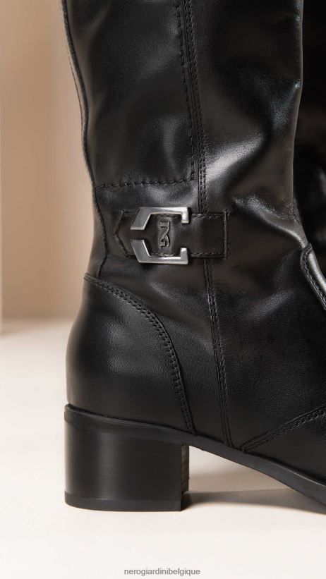 chaussure être NeroGiardini femmes art. bottes en cuir i308800d noir F2F08N237