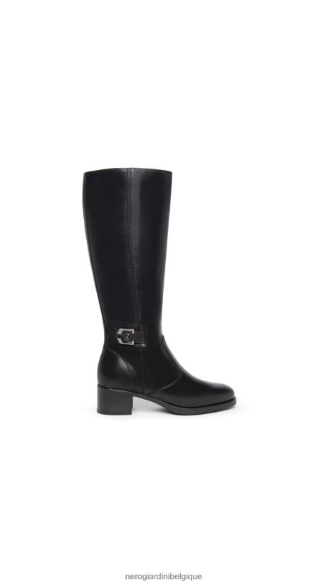 chaussure être NeroGiardini femmes art. bottes en cuir i308800d noir F2F08N237