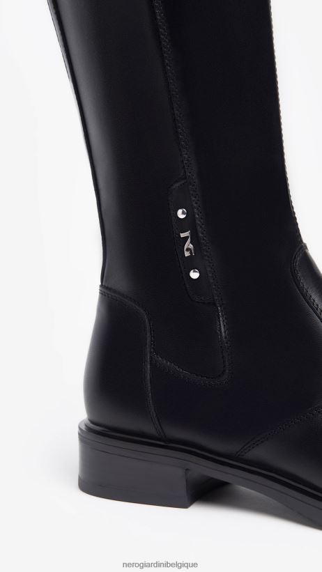 chaussure être NeroGiardini femmes art. bottes en cuir i308812d noir F2F08N252