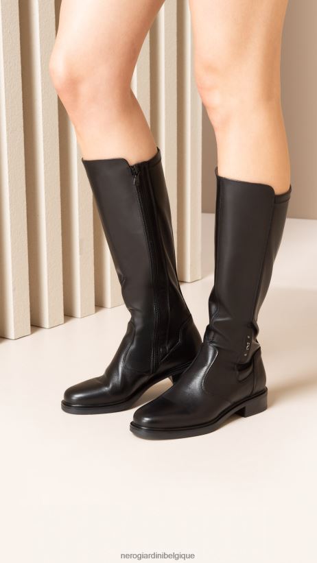 chaussure être NeroGiardini femmes art. bottes en cuir i308812d noir F2F08N252