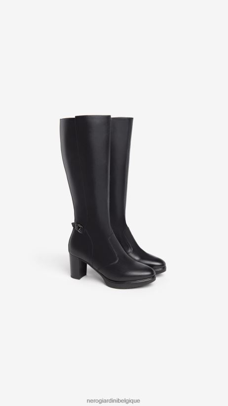 chaussure être NeroGiardini femmes art. bottes en cuir i308900d noir F2F08N235