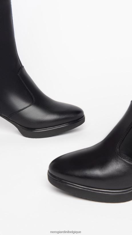 chaussure être NeroGiardini femmes art. bottes en cuir i308900d noir F2F08N235