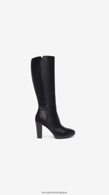 chaussure être NeroGiardini femmes art. bottes en cuir i308910d noir F2F08N236