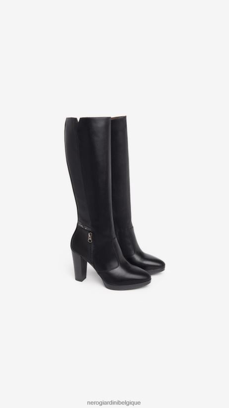 chaussure être NeroGiardini femmes art. bottes en cuir i308910d noir F2F08N236