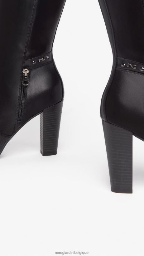 chaussure être NeroGiardini femmes art. bottes en cuir i308910d noir F2F08N236