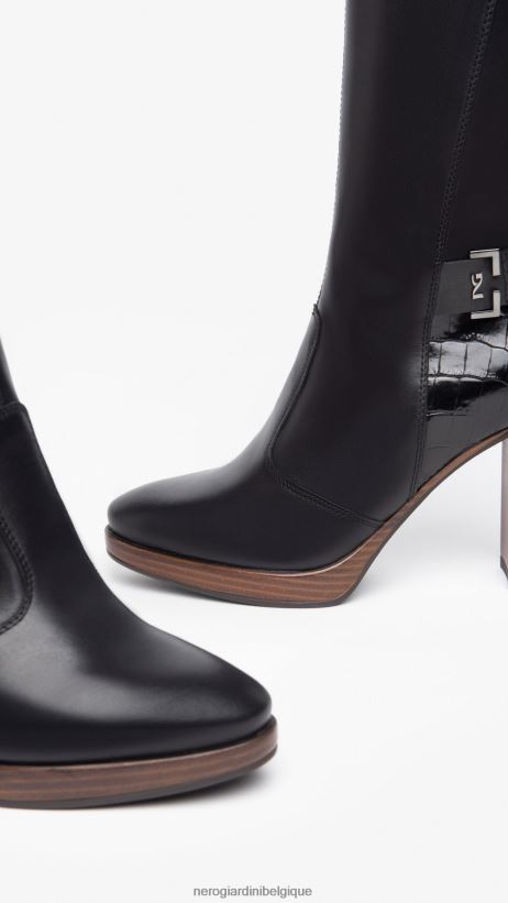 chaussure être NeroGiardini femmes art. bottes en cuir i308920d noir F2F08N246