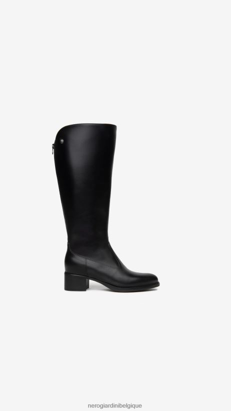 chaussure être NeroGiardini femmes art. i117561d bottes en cuir noir F2F08N234