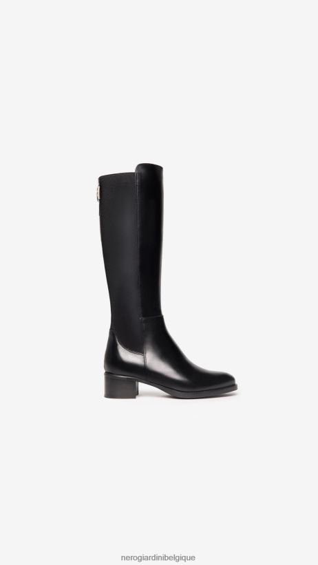 chaussure être NeroGiardini femmes art. i205702d bottes en cuir noir F2F08N239