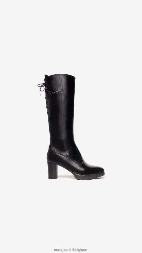 chaussure être NeroGiardini femmes art. i205711d bottes en cuir noir F2F08N251