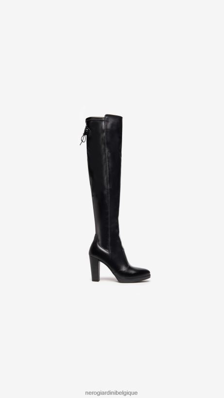 chaussure être NeroGiardini femmes art. i205742d bottes en cuir noir F2F08N267