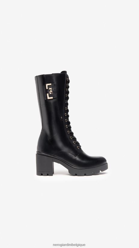 chaussure être NeroGiardini femmes art. i205862d bottes en cuir noir F2F08N238