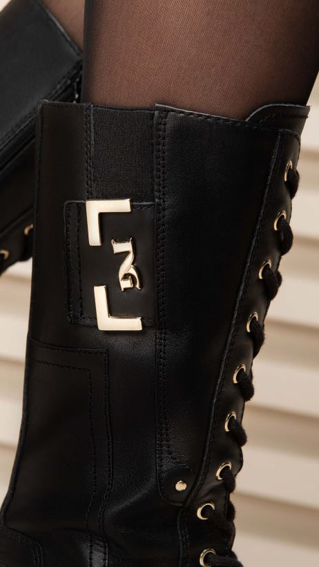 chaussure être NeroGiardini femmes art. i205862d bottes en cuir noir F2F08N238