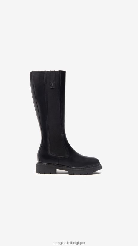 chaussure être NeroGiardini femmes art. i205911d bottes en cuir noir F2F08N240
