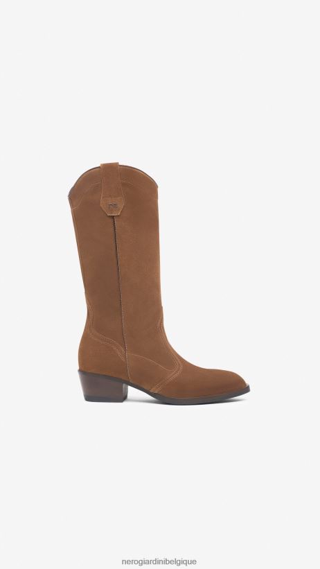 chaussure être NeroGiardini femmes art. i308283d bottes en daim malto F2F08N230