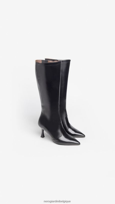 chaussure être NeroGiardini femmes art. i308621de bottes en cuir noir F2F08N278