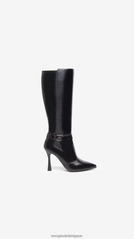 chaussure être NeroGiardini femmes art. i308647de bottes en cuir noir F2F08N271