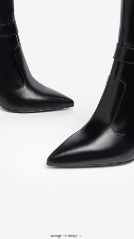 chaussure être NeroGiardini femmes art. i308647de bottes en cuir noir F2F08N271