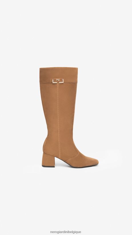 chaussure être NeroGiardini femmes art. i308653de bottes en daim malto F2F08N274