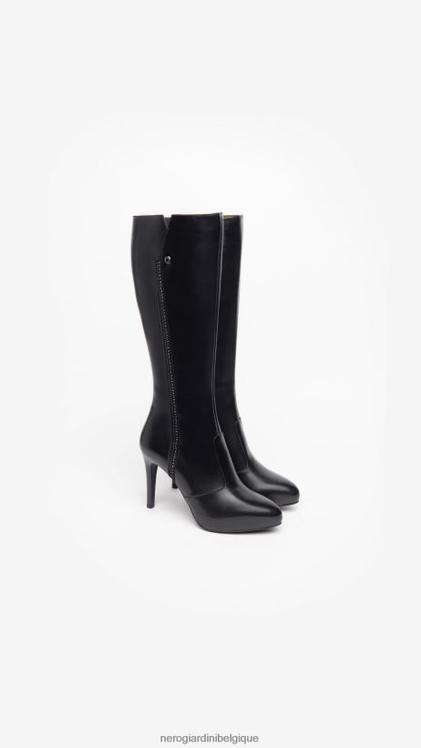 chaussure être NeroGiardini femmes art. i308690de bottes en cuir noir F2F08N268