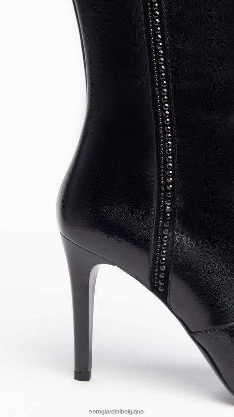 chaussure être NeroGiardini femmes art. i308690de bottes en cuir noir F2F08N268