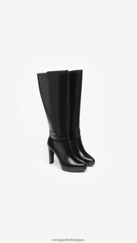 chaussure être NeroGiardini femmes art. i308711de bottes en cuir noir F2F08N254