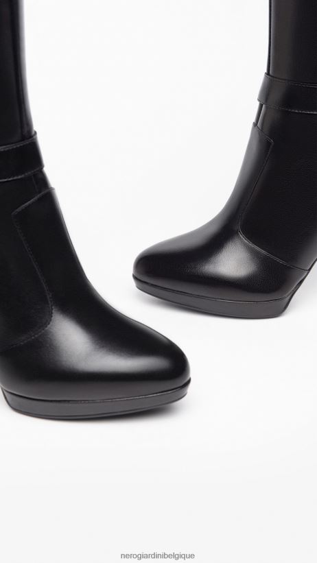 chaussure être NeroGiardini femmes art. i308711de bottes en cuir noir F2F08N254