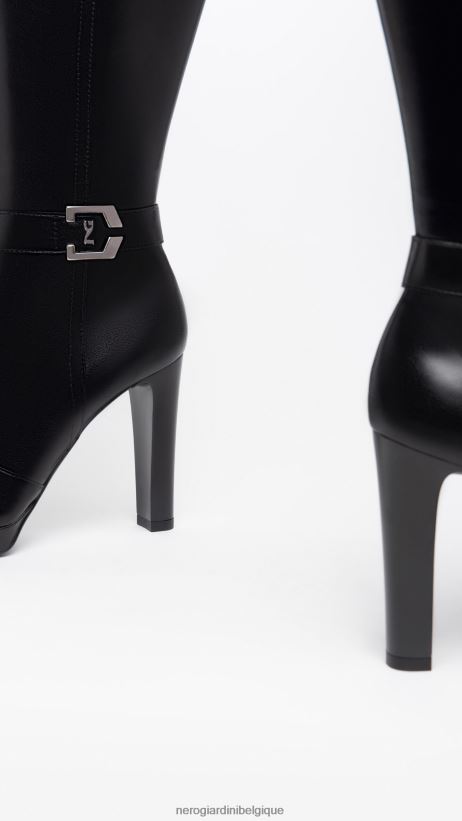 chaussure être NeroGiardini femmes art. i308711de bottes en cuir noir F2F08N254