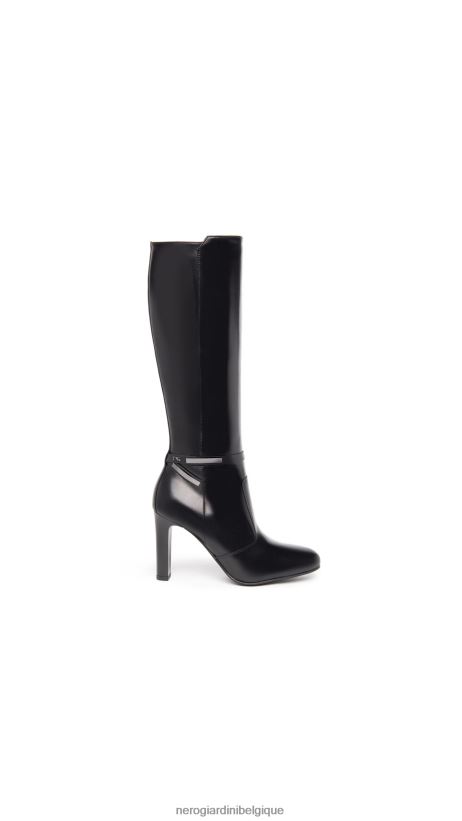chaussure être NeroGiardini femmes art. i308744de bottes en cuir noir F2F08N264