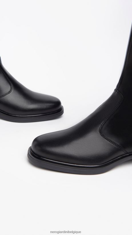 chaussure être NeroGiardini femmes art. i308813d bottes en cuir noir F2F08N259