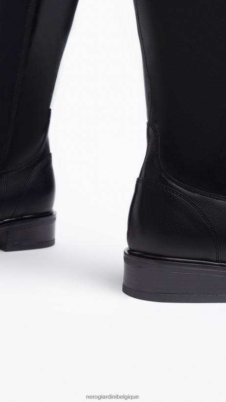 chaussure être NeroGiardini femmes art. i308813d bottes en cuir noir F2F08N259