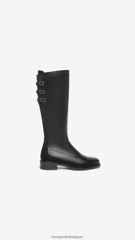 chaussure être NeroGiardini femmes art. i308814d bottes en cuir noir F2F08N245