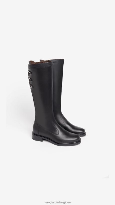 chaussure être NeroGiardini femmes art. i308814d bottes en cuir noir F2F08N245