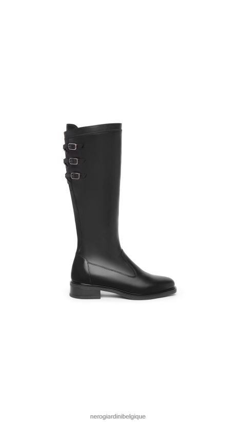 chaussure être NeroGiardini femmes art. i308814d bottes en cuir noir F2F08N245