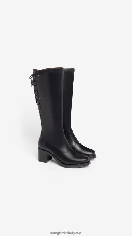 chaussure être NeroGiardini femmes art. i308821d bottes en cuir noir F2F08N241