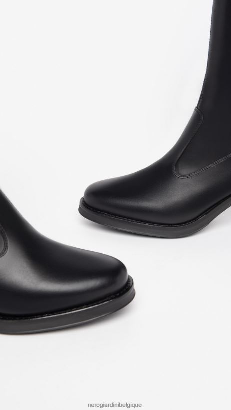 chaussure être NeroGiardini femmes art. i308821d bottes en cuir noir F2F08N241