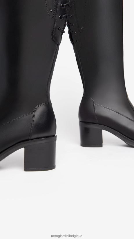 chaussure être NeroGiardini femmes art. i308821d bottes en cuir noir F2F08N241