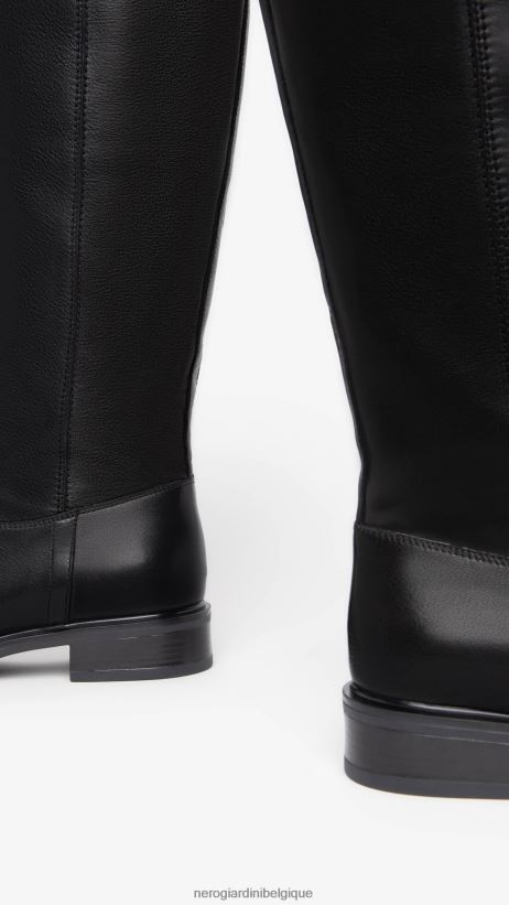 chaussure être NeroGiardini femmes art. i308850d bottes en cuir noir F2F08N244