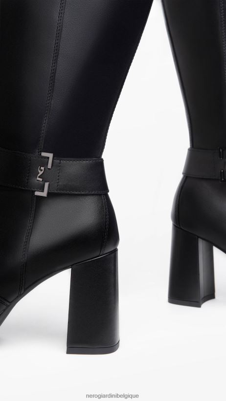 chaussure être NeroGiardini femmes art. i308930d bottes en daim noir F2F08N250