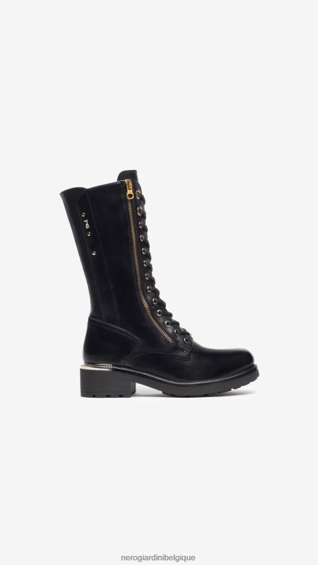 chaussure être NeroGiardini femmes art. i308991d bottes en cuir noir F2F08N249
