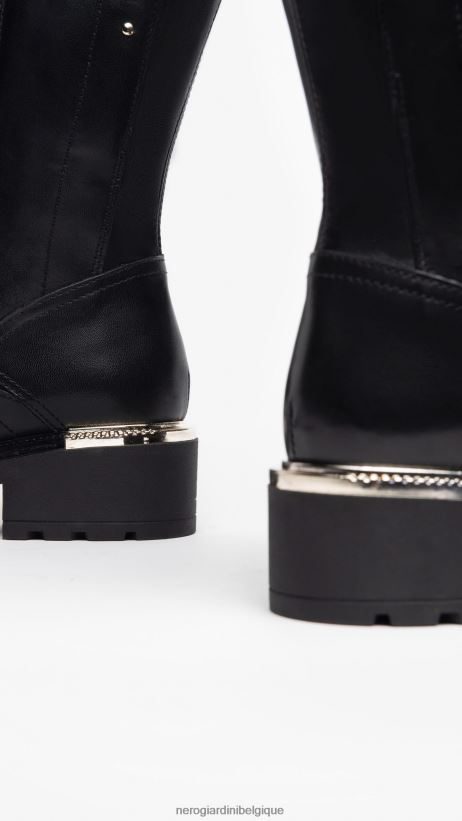 chaussure être NeroGiardini femmes art. i308991d bottes en cuir noir F2F08N249