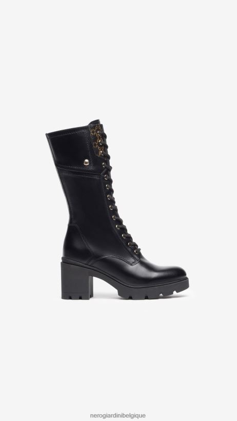 chaussure être NeroGiardini femmes art. i309017d bottes en cuir noir F2F08N263