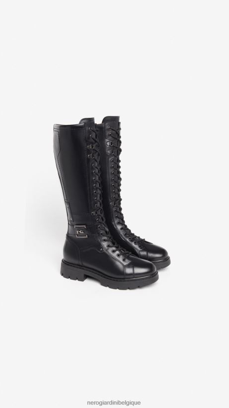 chaussure être NeroGiardini femmes art. i309063d bottes en cuir noir F2F08N248