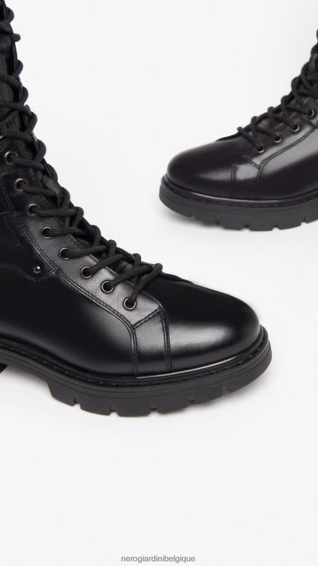 chaussure être NeroGiardini femmes art. i309063d bottes en cuir noir F2F08N248