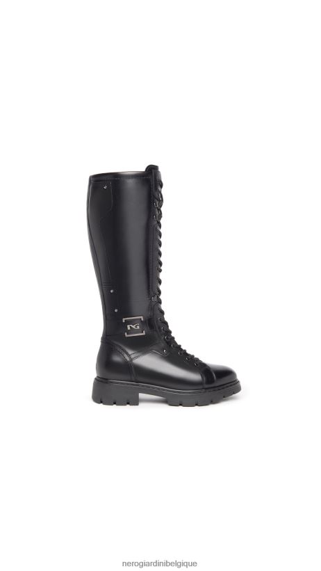 chaussure être NeroGiardini femmes art. i309063d bottes en cuir noir F2F08N248