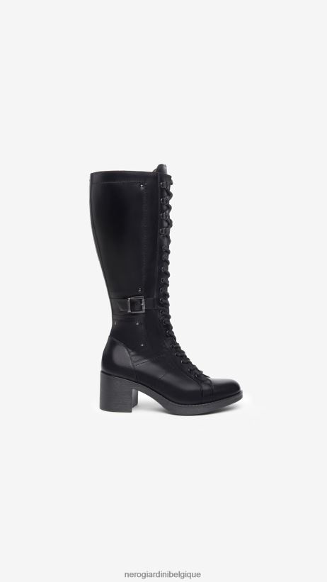 chaussure être NeroGiardini femmes art. i309081d bottes en cuir noir F2F08N262