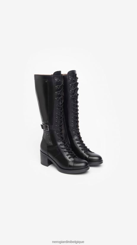 chaussure être NeroGiardini femmes art. i309081d bottes en cuir noir F2F08N262