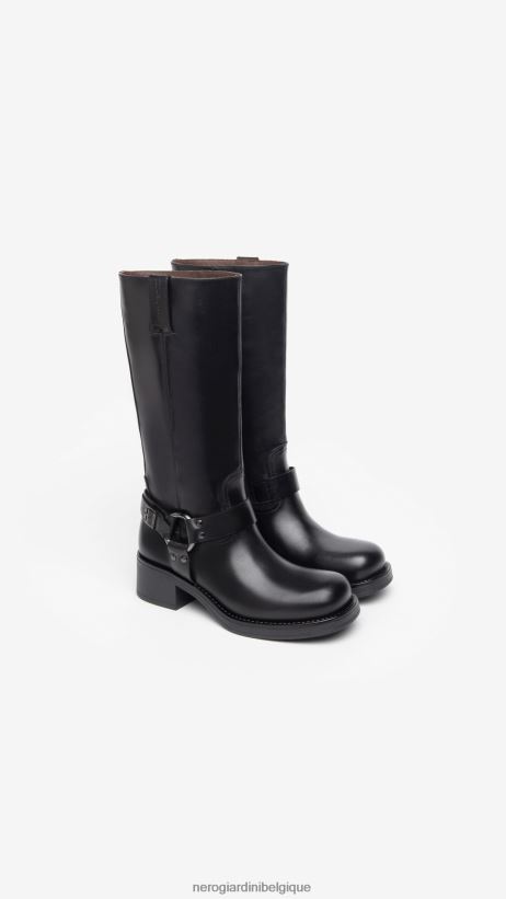 chaussure être NeroGiardini femmes art. i309221d bottes en cuir noir F2F08N265