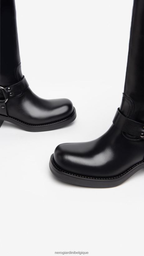 chaussure être NeroGiardini femmes art. i309221d bottes en cuir noir F2F08N265