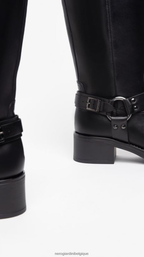 chaussure être NeroGiardini femmes art. i309221d bottes en cuir noir F2F08N265